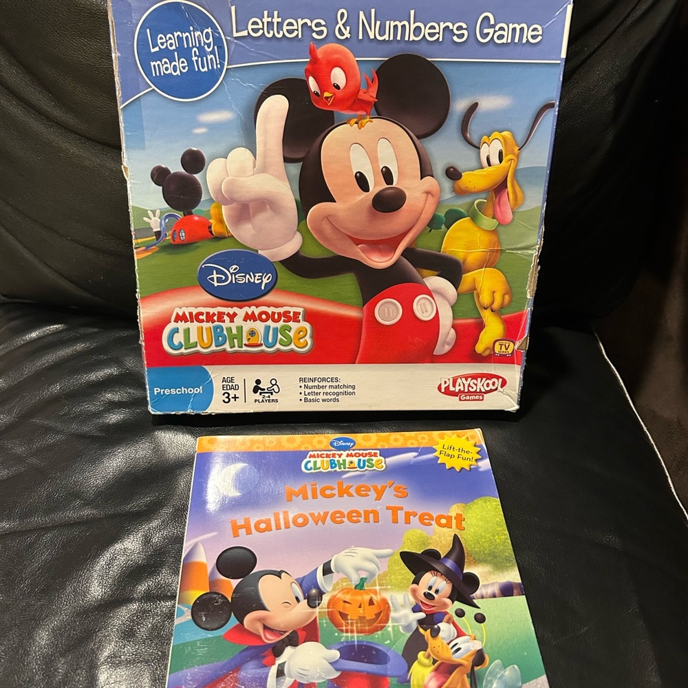 Mickey Mouse Letters & Numbers Game